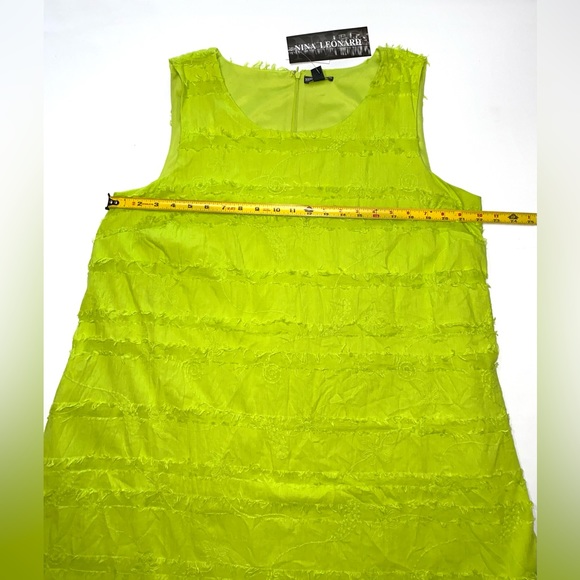 Nina Leonard Eyelash Float Dress - Picture 12 of 16